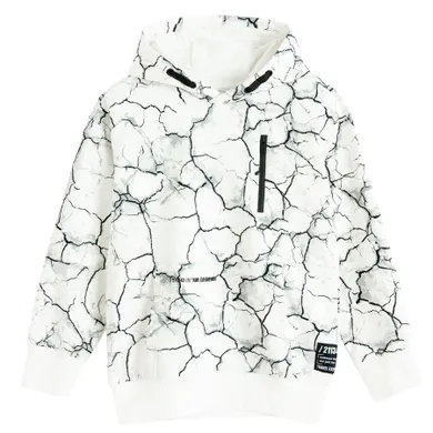 Cool Club, Bluza chłopięca z kapturem, biała