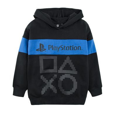 Cool Club, Bluza chłopięca z kapturem, czarna, PlayStation