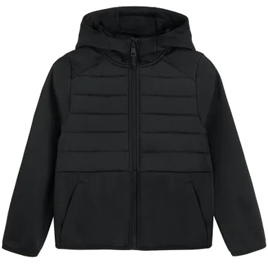 Cool Club, Bluza chłopięca z kapturem, rozpinana, ocieplana, czarna