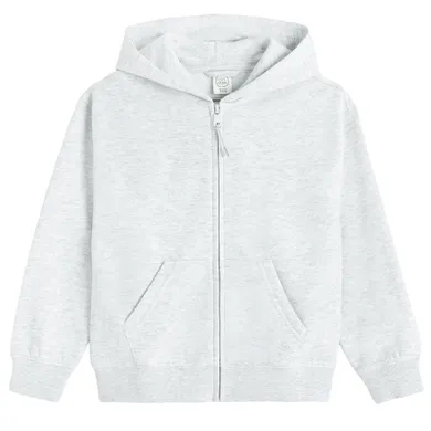Cool Club, Bluza chłopięca z kapturem, rozpinana, ocieplana, szara