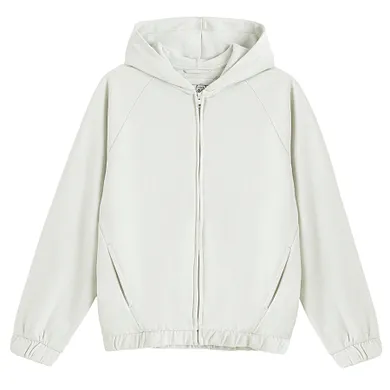 Cool Club, Bluza chłopięca z kapturem, rozpinana, szara