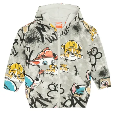 Cool Club, Bluza chłopięca z kapturem, rozpinana, szara, Psi Patrol