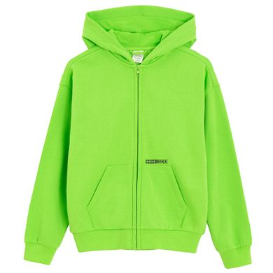 Cool Club, Bluza chłopięca z kapturem, rozpinana, zielona