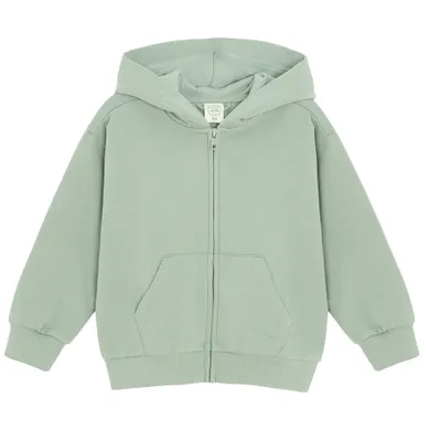 Cool Club, Bluza chłopięca z kapturem, rozpinana, zielona