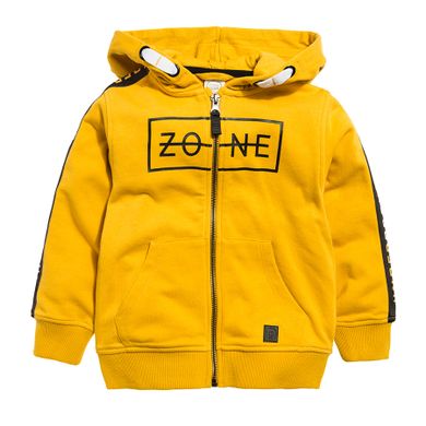 Cool Club, Bluza chłopięca z kapturem, żółta, Zone