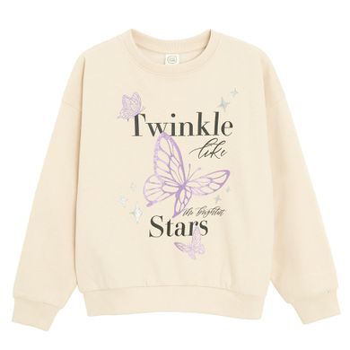 Cool Club, Bluza dziewczęca, beżowa