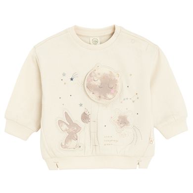 Cool Club, Bluza dziewczęca, beżowa