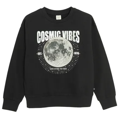 Cool Club, Bluza dziewczęca, cienka, czarna