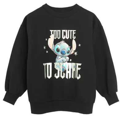 Cool Club, Bluza dziewczęca, czarna, Lilo i Stitch