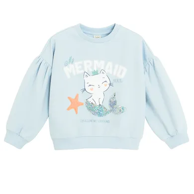 Cool Club, Bluza dziewczęca, niebieska