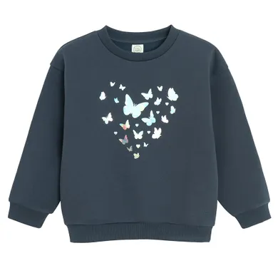 Cool Club, Bluza dziewczęca, ocieplana, granatowa