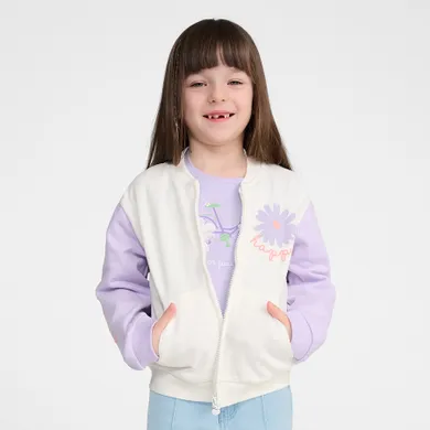 Cool Club, Bluza dziewczęca, rozpinana, biała