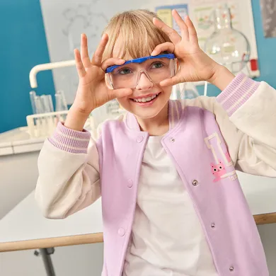 Cool Club, Bluza dziewczęca, rozpinana, fioletowa