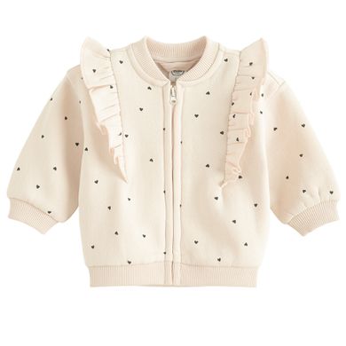 Cool Club, Bluza dziewczęca, rozpinana, ocieplana, beżowa