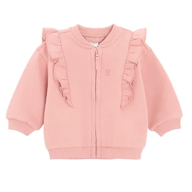 Cool Club, Bluza dziewczęca, rozpinana, ocieplana, różowa