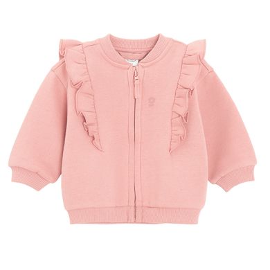 Cool Club, Bluza dziewczęca, rozpinana, ocieplana, różowa