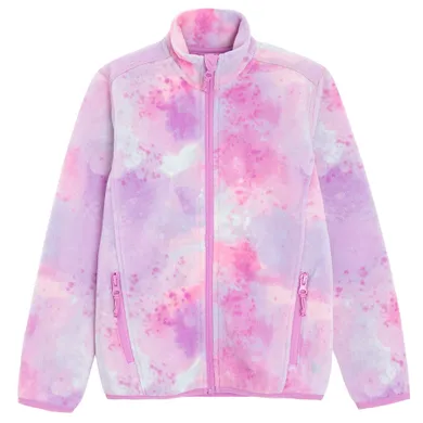 Cool Club, Bluza dziewczęca, rozpinana, polarowa, fioletowa