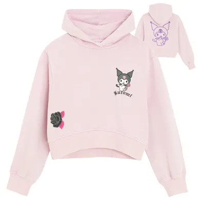Cool Club, Bluza dziewczęca z kapturem, fioletowa, Hello Kitty