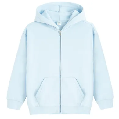 Cool Club, Bluza dziewczęca z kapturem, rozpinana, ocieplana, niebieska