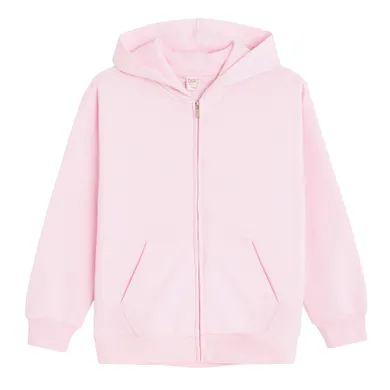 Cool Club, Bluza dziewczęca z kapturem, rozpinana, ocieplana, różowa