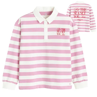 Cool Club, Bluza polo dziewczęca, mix