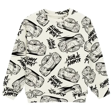 Cool Club, Bluzka chłopięca z długim rękawem, beżowa