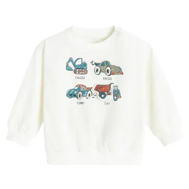 Cool Club, Bluzka chłopięca z długim rękawem, biała