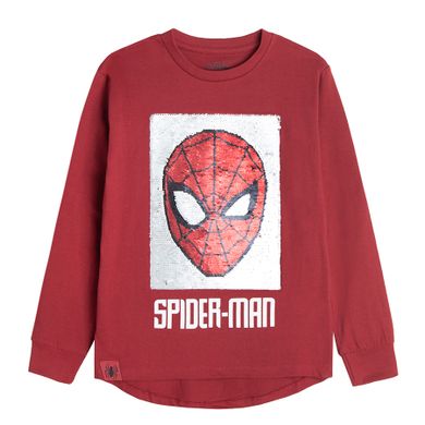 Cool Club, Bluzka chłopięca z długim rękawem, czerwona, Spider-Man
