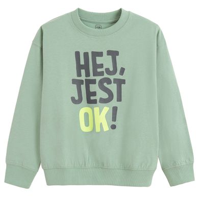 Cool Club, Bluzka chłopięca z długim rękawem, khaki