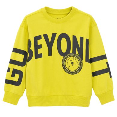 Cool Club, Bluzka chłopięca z długim rękawem, limonkowa