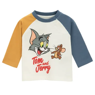 Cool Club, Bluzka chłopięca z długim rękawem, mix, Tom & Jerry