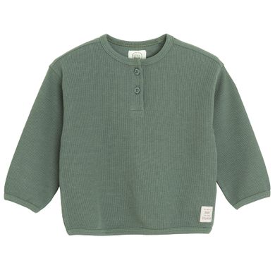 Cool Club, Bluzka chłopięca z długim rękawem, zielona