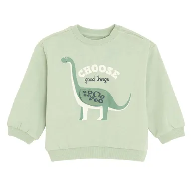 Cool Club, Bluzka chłopięca z długim rękawem, zielona