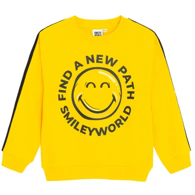 Cool Club, Bluzka chłopięca z długim rękawem, żółta, SmileyWorld