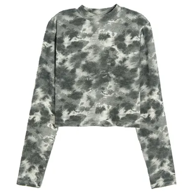 Cool Club, Bluzka dziewczęca z długim rękawem, crop top, mix