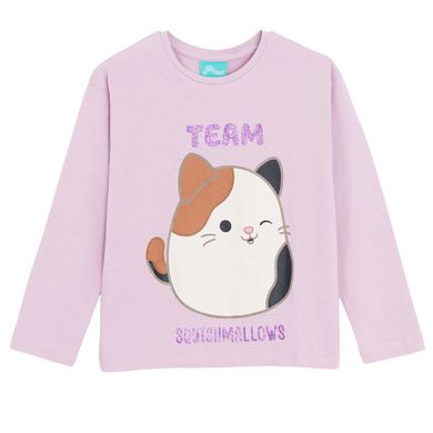 Cool Club, Bluzka dziewczęca z długim rękawem, fioletowa, Squishmallows