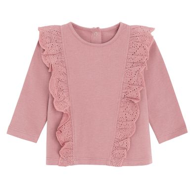 Cool Club, Bluzka dziewczęca z długim rękawem, różowa