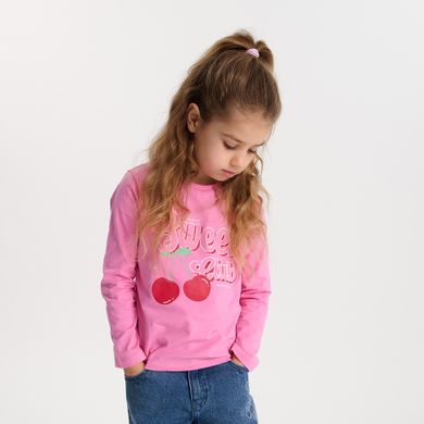 Cool Club, Bluzka dziewczęca z długim rękawem, różowa