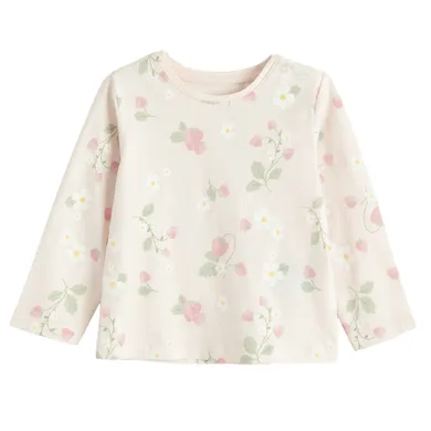 Cool Club, Bluzka dziewczęca z długim rękawem, różowa