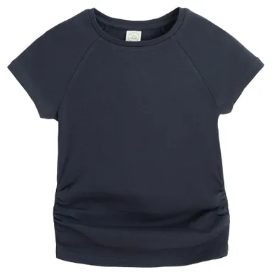Cool Club, Bluzka dziewczęca z krótkim rękawem, granatowa