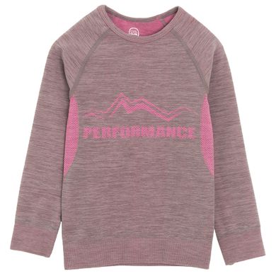 Cool Club, Bluzka termoaktywna dziewczęca z długim rękawem, fioletowa