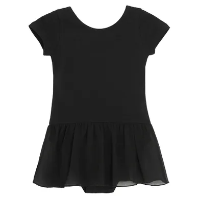Cool Club, Body baletowe dziewczęce z krótkim rękawem, czarne