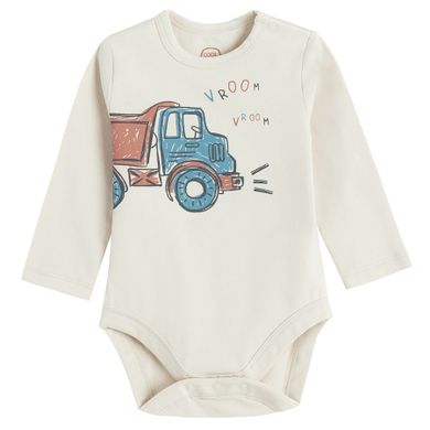 Cool Club, Body chłopięce z długim rękawem, beżowe