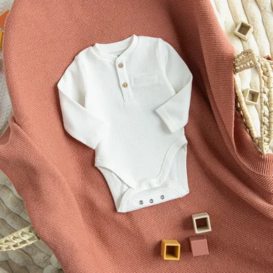 Cool Club, Body chłopięce z długim rękawem, białe