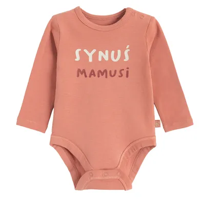 Cool Club, Body chłopięce z długim rękawem, brązowe