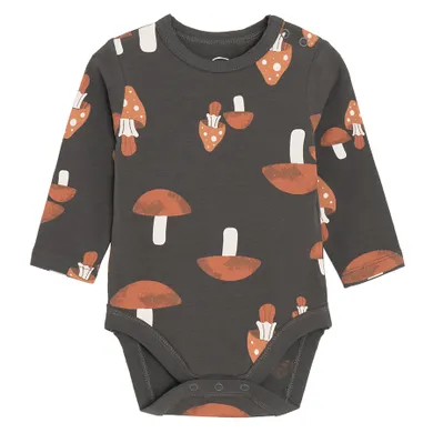 Cool Club, Body chłopięce z długim rękawem, grafitowe