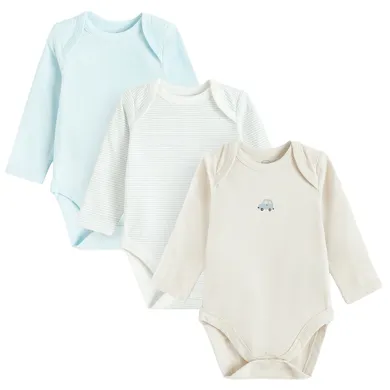 Cool Club, Body chłopięce z długim rękawem, mix, zestaw, 3 szt.