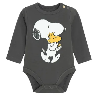 Cool Club, Body chłopięce z długim rękawem, świecące w ciemności, grafitowe, Snoopy