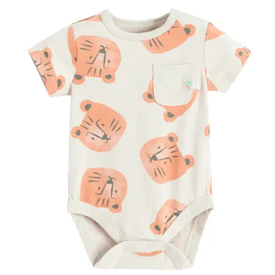 Cool Club, Body chłopięce z krótkim rękawem, beżowe