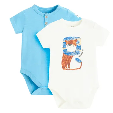 Cool Club, Body chłopięce z krótkim rękawem, mix, zestaw, 2 szt.